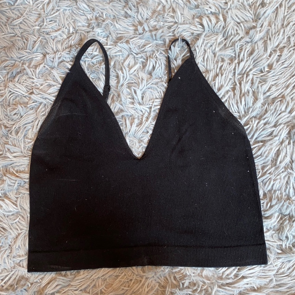 Spaghetti strap crop top